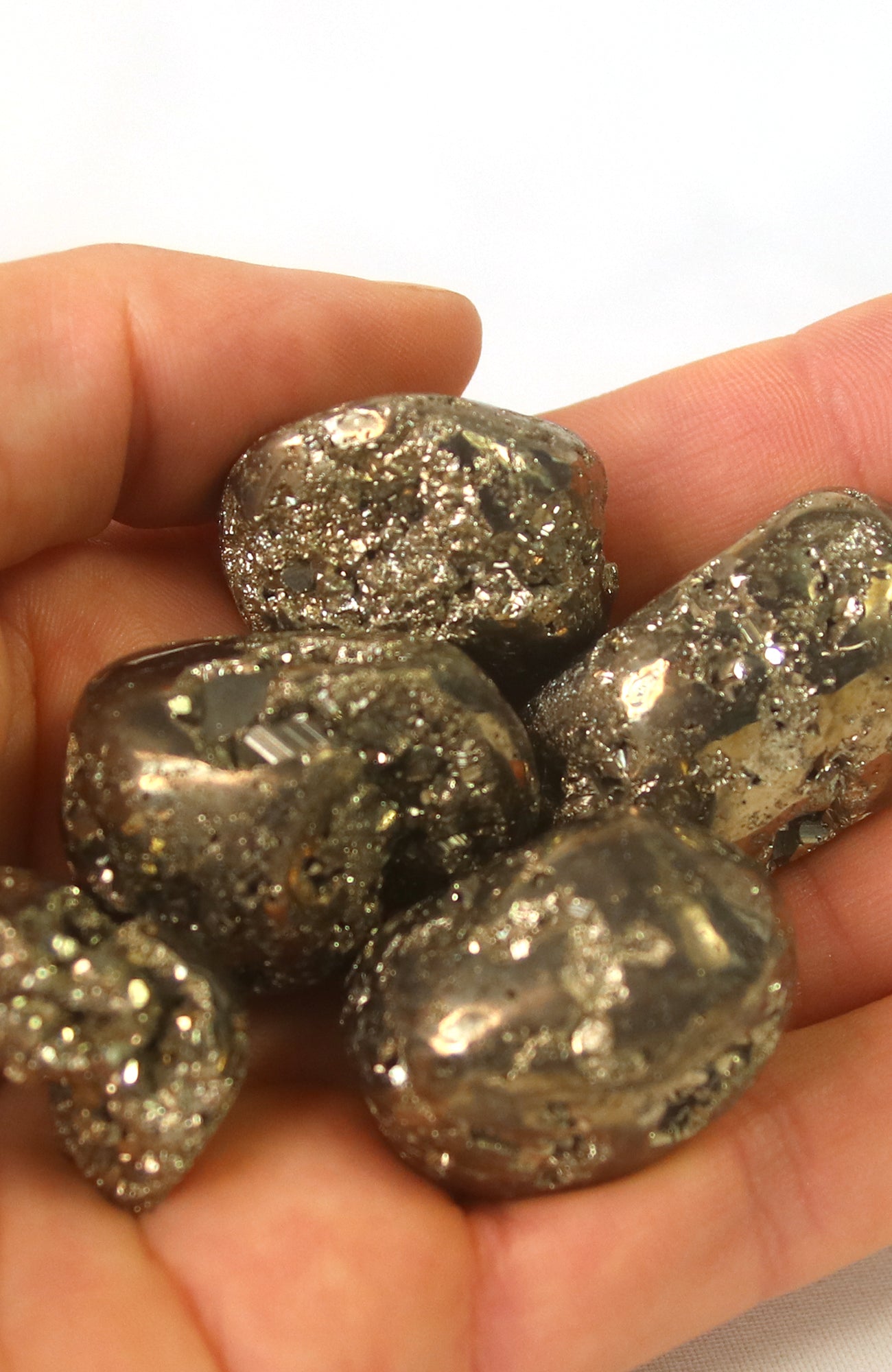Pyrite Tumbles Stones